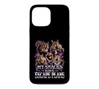 My Snacks Have Escape Plans Funny Squirrel Lover Nut Hoarder Case for iPhone 13 Pro Max