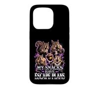 My Snacks Have Escape Plans Funny Squirrel Lover Nut Hoarder Case for iPhone 15 Pro