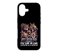 My Snacks Have Escape Plans Funny Squirrel Lover Nut Hoarder Case for iPhone 17