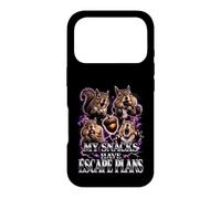 My Snacks Have Escape Plans Funny Squirrel Lover Nut Hoarder Case for iPhone 17 Pro