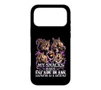 My Snacks Have Escape Plans Funny Squirrel Lover Nut Hoarder Case for iPhone 17 Pro Max