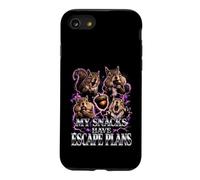 My Snacks Have Escape Plans Funny Squirrel Lover Nut Hoarder Case for iPhone SE (2020) / 7/8