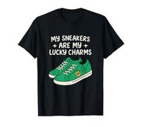 My Sneakers Are My Lucky Charms Basketball Graphic T-Shirt