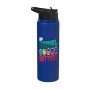 My Social Battery - Antisocial Introvert Stainless Steel Insulated Water Bottle