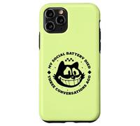 My social battery dies three conversations ago Case for iPhone 11 Pro