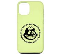My social battery dies three conversations ago Case for iPhone 12/12 Pro