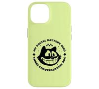 My social battery dies three conversations ago Case for iPhone 14