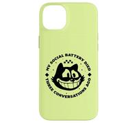 My social battery dies three conversations ago Case for iPhone 14 Plus