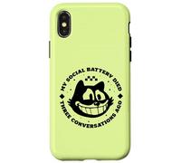 My social battery dies three conversations ago Case for iPhone X/XS