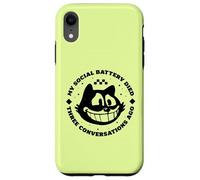 My social battery dies three conversations ago Case for iPhone XR
