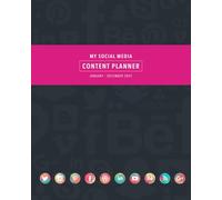 My Social Media Content Planner 2025: January-December 2025