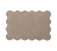 My Soft Bathroom Mat - Beige Washable - Scallop