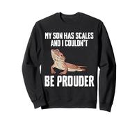 My Son Has Scales And I Couldn't Be Prouder Bearded Mom Sweatshirt