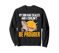 My Son Has Scales And I Couldn't Be Prouder Bearded Mom Sweatshirt