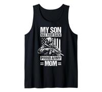 My Son HAS Your Back Proud Military Mom Tank Top