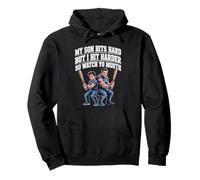 My Son Hits Hard But I Hit Harder So Watch Yo Mouth - Pullover Hoodie