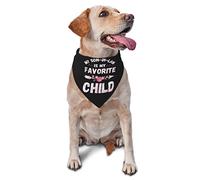 My Son in Law is My Favorite Child Spring Dog Bandanas Boy Bulk Puppy Kerchief Adjustable Soft Triangle Bibs Accessories for Small Medium Large Dogs Cats White