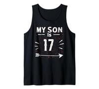 My Son is 17 Birthday Shirt for Boy's 17th Birthday Tank Top