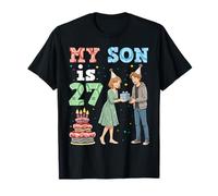 My Son is 27 Years Old Happy 27th Birthday from Mommy Mother T-Shirt