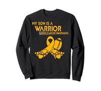 My Son is a Warrior Bone Cancer Awareness Sweatshirt
