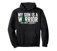 My Son Is A Warrior Liver Cancer Awareness Pullover Hoodie