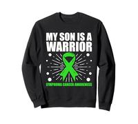 My Son Is A Warrior Lymphoma Cancer Awareness Support Sweatshirt
