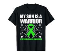 My Son is A Warrior Lymphoma Cancer Awareness Support T-Shirt