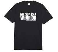 My Son is a Warrior Parkinson's Disease Awareness Comfort Colors Adult Heavyweight T-Shirt