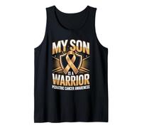 My Son is A Warrior Pediatric Cancer Awareness Tank Top