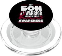 My Son Is A Warrior Sickle Cell Awareness PopSockets PopGrip for MagSafe