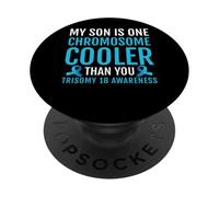 My Son Is One Chromosome Cooler Funny PopSockets Adhesive PopGrip