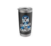 My Son is Stronger Than Cancer Stainless Steel Insulated Tumbler