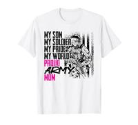 My Son My Soldier Proud Army Mom Military Mother T-Shirt