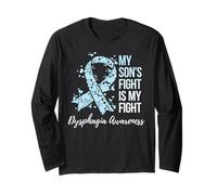 My Son’s Fight is My Fight Dysphagia Awareness Long Sleeve T-Shirt