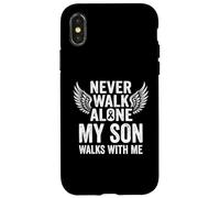 My Son Walks With Me Grieving Parents Case for iPhone X/XS