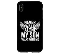 My Son Walks With Me Grieving Parents Case for iPhone XS Max
