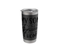 My Son Will Be Waiting for You At Home Baseball Stainless Steel Insulated Tumbler