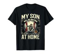 My Son Will Be Waiting on You Home Baseball Catcher T-Shirt