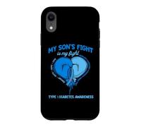 My Son's Fight Is My Fight Type 1 Diabetes Awareness Month Case for iPhone XR