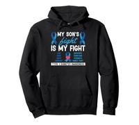 My Son's Fight Is My Fight Type 1 Diabetes Awareness Month Pullover Hoodie