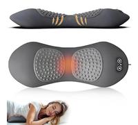 My Soothe Lab 3 in 1 Back Massager, with Adjustable Height for Bed and Chair,Back Massager with Heat, Back Support Pillow for Lower Back Pain Relief,Waist Wedge Bolster(Light Grey)