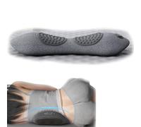 My Soothe Lab, My Soothe Lab 3 in 1 Back Massager, Smoothspine Triple Fusion Back Massager with Traction Vibration Heat, Adjustable Height for Bed and Chair (Light Gray)