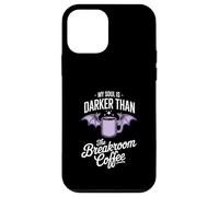 My Soul Darker Than Breakroom Coffee Quote Corporate Goth Case for iPhone 12 mini