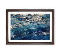 My Soul in Abstract Framed Print | A2 Walnut Framed Wall Art | Ready to Hang | Abstract Fantasy Picture | Living Room Bedroom Lounge Office
