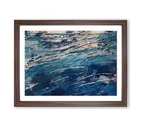My Soul In Abstract Modern Art Framed Print | A4 Walnut Framed Wall Art | Ready to Hang | Abstract Fantasy Picture | Living Room Bedroom Lounge Office