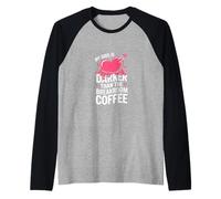 My Soul is Darker Than Breakroom Coffee Goth Raglan Baseball Tee