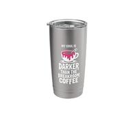 My Soul is Darker Than Breakroom Coffee Goth Stainless Steel Insulated Tumbler