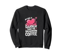 My Soul Is Darker Than Breakroom Coffee Goth Sweatshirt