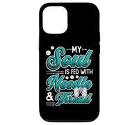 My Soul Is Fed With Needle And Thread Quilting Sewing Case for iPhone 12/12 Pro