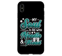 My Soul Is Fed With Needle And Thread Quilting Sewing Case for iPhone XS Max